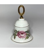 Royal Worchester English Fine Bone China Rose Patterned Bell - $369.07 MXN
