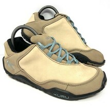 Kuru Women’s Chicane Hiking Shoe Sz 7.5 Comfort Sneaker Tan Leather Outd... - $39.55