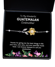 Bracelet Present For Guatemalan Godmother - To My Wonderful Godmother -  - £39.18 GBP