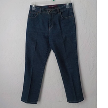 Gloria Vanderbilt Amanda Blue Denim Jeans Women 10 Petite Stretch Cotton... - £13.23 GBP