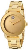 Movado 3600104 Bold Yellow Gold Ion Plated Stainless Steel Ladies Watch  - £276.82 GBP