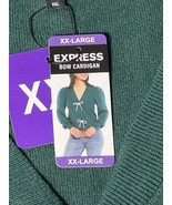 Express Bow Cardigan Women’s XXL  June Bug Long Sleeve 2 Snap - €28,40 EUR