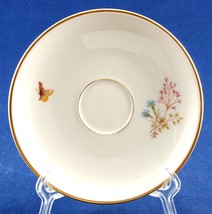 Furstenberg Germany 5-7/8&quot; Saucer Butterfly 01/70/ 6 Gold Rim - £3.95 GBP