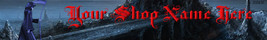 Web Banner Grim Reaper Halloween Custom Designed   34a - £5.59 GBP