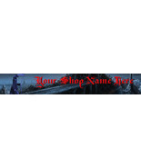 Web Banner Grim Reaper Halloween Custom Designed   34a - £5.59 GBP