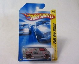Hot Wheels Custom &#39;77 Silver With Red Windows Dodge Van Red Line Tires 007/196 - £3.98 GBP