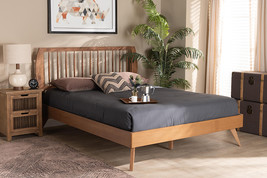 Baird Walnut Brown Full Size Platform Bed - $410.00 Baird Walnut Brown Full Size Platform Bed - $410.00