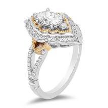 Enchanted Disney Aladdin Ring,Oval Cut Diamond Halo Ring,Disney Engagement Ring  - £87.72 GBP