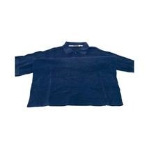 Slazenger Men`s Polo Golf T-shirt XL Dark Blue Short Sleeve Cotton Blend - £19.65 GBP
