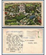 OHIO Postcard - Cleveland, Western Reserve University Campus Aerial View... - $2.84