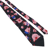 Addiction Men Novelty Necktie Pink Pig Valentines Novelty Work Casual Da... - £18.27 GBP