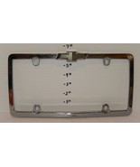 Chrome CHEVY Chevrolet License Plate Frame Silver - $910.25 MXN