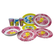 Tweety Bird Dishes Warner Brothers Cups Plates Platter Bowl Gibson - £23.19 GBP