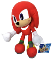 NEW Sonic the Hedgehog KNUCKLES Red Large 12 inch Plush Soft  Kids Toy. NWT. - £18.66 GBP