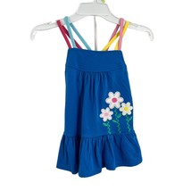 Kids Headquarters Blue Floral Appliqué Tunic Size 4 New - $11.65