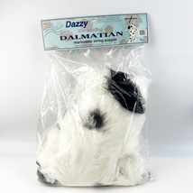 NEW Vintage Kingsland Dazzy the Dalmatian Dog Marionette Puppet 90s Black White - £25.57 GBP