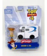 Disney Pixar Toy Story 4 Minis Woody Miniature and RV Van Action Figure NEW - $233.52 MXN