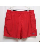 New Sz XL Chaps Mens Red Nylon w/Mesh Liner Swim Shorts Trunks W 36-38 I... - £10.97 GBP