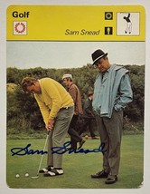 Sam Snead (d. 2002) Autographed Vintage 1978 Sportscaster Card - $59.99