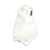 St. Patrick Men&#39;s Ascot Tie Hanky White Pretied Microfiber Plaids &amp; Checks 5.5&quot; - $15.99