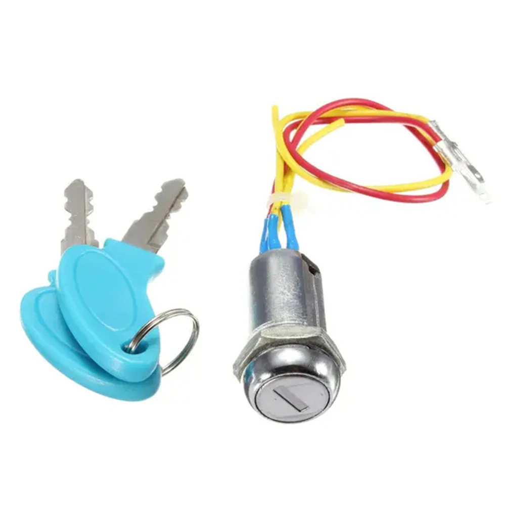 Ignition Switch Lock Electricscooter Ignition Barrel Keys On Off Plastic+ Alloy  - £77.89 GBP