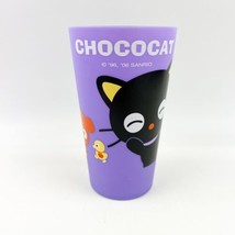 ONE Sanrio Chococat Purple Plastic 16 oz Cups 2006 Black Cat Rare - $12.99