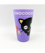 ONE Sanrio Chococat Purple Plastic 16 oz Cups 2006 Black Cat Rare - $12.99