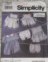 Simplicity Pattern 7809 Toddlers Dress, Pinafore in 2 Lengths &amp; Panties Size 2-4 - £5.74 GBP