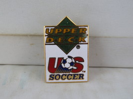 Vintage Soccer Pin - Team USA Upper Deck Sponsor Pin - Inlaid Pin  - £15.02 GBP