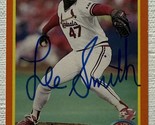 Lee Smith Autographed Signed 1990 Score Traded Baseball Card - St. Louis... - $15.00