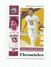 Josh Christopher (Arizona State) 2021 Panini Chronicles Draft Picks Rookie #22 - £3.92 GBP