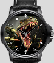 Snarling Raptor Dinosaur Unique Unisex Trendy Wrist Watch UK FAST - £43.16 GBP