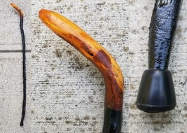 Vintage Irish Black Thorn cane walking stick Shillelagh old 34.5&quot; ESTATE... - $129.99