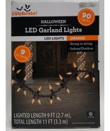 Halloween 90- Count Indoor/Outdoor Orange LED Mini Lights 9 Way To celeb... - $271.82 MXN