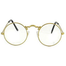 SteamPunk Cosplay Old Fashioned Style Gold Eye Glasses NEW UNWORN - £6.36 GBP