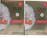 2X Olay Daily Facials Dry Cloths 5 in 1 Daily Hydrating Clean 66 Ct. Each  - £19.48 GBP