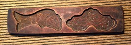 Antique Hand Carved Wooden Candy/Cookie/Cake Mold (7364), Circa Late of 1800 - £38.95 GBP