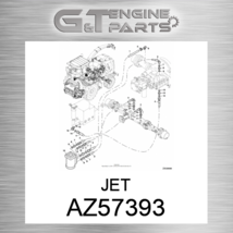 AZ57393 Jet Fits John Deere (New Oem) - £109.84 GBP