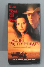 All the Pretty Horses VHS Rated PG-13 Matt Damon Penelope Cruz Romantic ... - £3.92 GBP