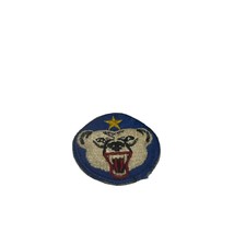 Military U.S. Army Alaska Defense Command Bear Star Round Patch/Badge - £10.11 GBP