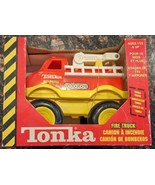NIB Vintage Tonka Fire Truck 1999 Red White Yellow &amp; Black New In Box 76910 - £23.55 GBP
