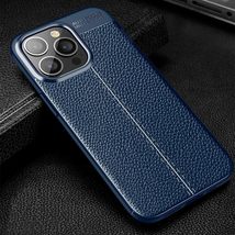Generic Case for iPhone 11 Pro Max (Color: Navy Blue)  Grain Pattern Ha... - $43.92