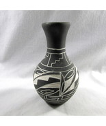 Navajo Vase Tsosie SW Pottery 5 1/4&quot; Carved Painted OOAK New Mexico Nati... - £51.25 GBP