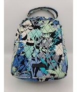 Vera Bradley Lunch Box Womens Tote Blue Flowers Work School Bottle Bag - $17.99