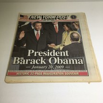 New York Post: Jan 21 2009, President Barack Obama - £14.70 GBP