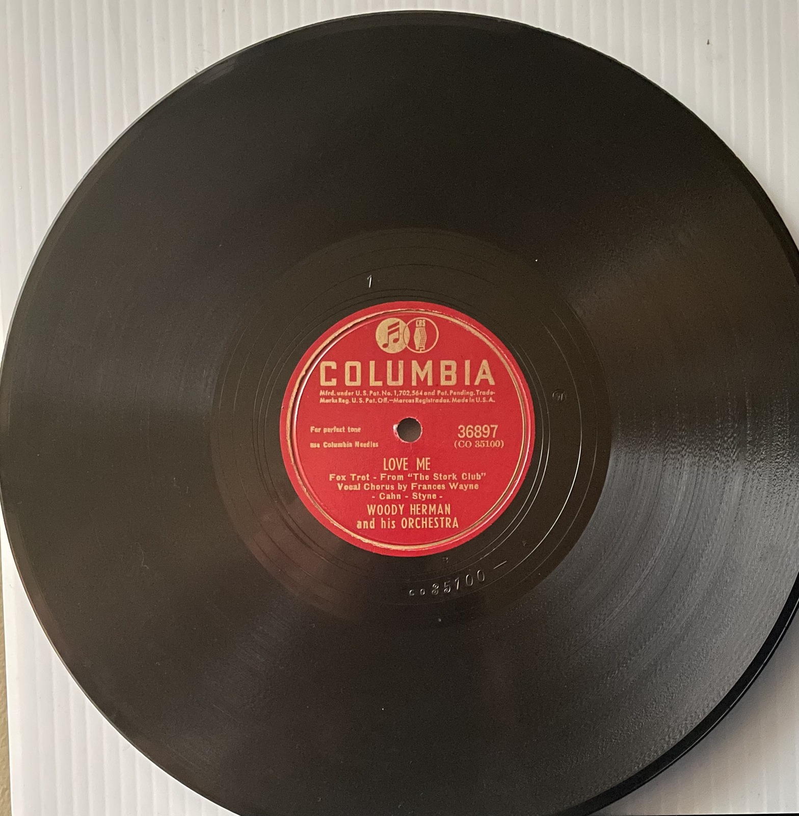 Woody Herman And His Orchestra ‎– Love Me / I&#39;ve Got The World On A Stri... - $9.00