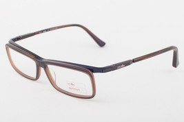 Zerorh Tandem Brown Eyeglasses RH143-04 56mm - £75.17 GBP