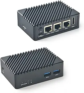 Friendlyelec Nanopi R5S Mini Router Openwrt With Three Gbps Ethernet Por... - $205.99