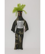 Dammit Doll 12” Camouflage with Green Hair Plush Stress Reliever NWT - $20.09 CAD