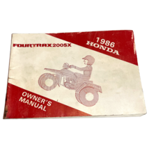 [1]1986 Honda FOURTRAX200SX ATV Factory User Guide Owner Owner&#39;s Manual ... - £38.87 GBP